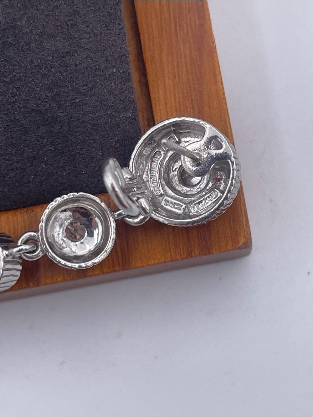 Judith Ripka Sterling Silver 925 CZ Drop Dangle Earrings Omega Back Heavy 14.8g - Picture 4 of 6